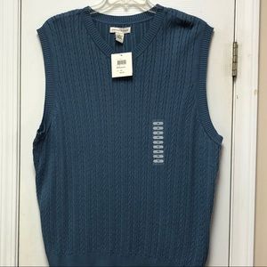 Preswick and Moore Blue V-Neck vest size XXL